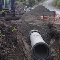 Travaux d’assainissement